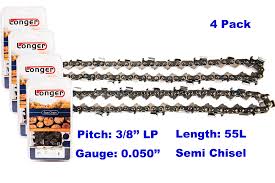 The most common amongst these are before you purchase a chainsaw, ensure the pitch size of the chain is best for the job you require it for. 16 Inch 3 8 Lp Pitch 0 050 Gauge Semi Chisel Chainsaw Chain 55 Links Chainsaw Parts Accs Home Garden Worldenergy Ae