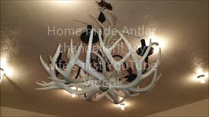 Home Made Beautiful Antler Chandelier Wife S First Video Youtube