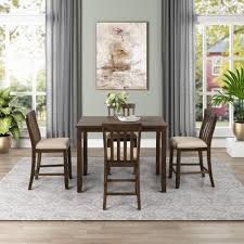 btmway wood counter height dining room