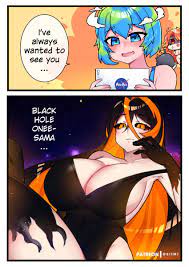 earth-chan, blackhole-chan, moon-chan, and sun-sensei (original) drawn by  osiimi | Danbooru