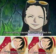 Robin Trusts Her Nakama So Much Relationship One Piece Funny One Piece Comic One Piece Anime
