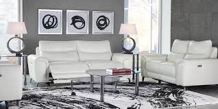 Rosato White Leather 2 Pc Power Reclining Living Room Leather Living Room Furniture Living Room Leather Quality Living Room Furniture