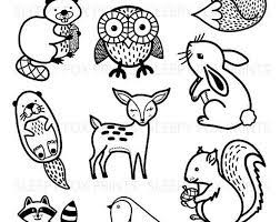 Wild Woodland Clipart Wilderness Arrows Feather Bear Mountain Tribal Hipster Clip Art Adventure Teepee Acorn Forest Animals Wild Woodland Clipart Clip Art Deer Illustration