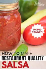 Easy Restaurant Style Canned Salsa Recipe Recipe Canned Salsa Recipes Canning Salsa Salsa Recipe