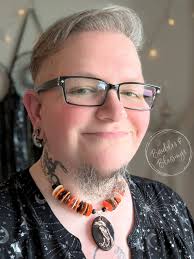 Raven necklace with autumn colors for sale