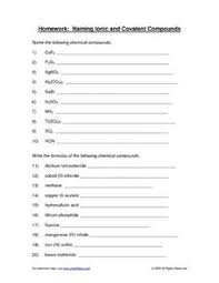 Join to access all included materials. Covalent Compounds Lesson Plans Worksheets Lesson Planet