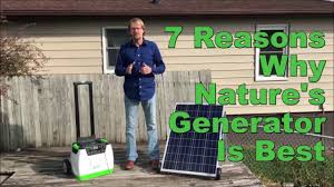 Easy to read lcd display will show you system information such as battery level. Natures Generator Portable 1800 Watt Solar Generator Gold Kit