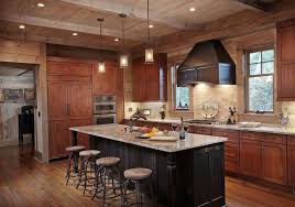 A Georgia Hybrid Home Designed Around Family Rustic Kitchen Wood Home Modern Rustic Homes Rustic House House Design