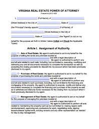 Free and printable power of attorney forms are offered on this page. Virginia Real Estate Only Power Of Attorney Form Power Of Attorney Power Of Attorney