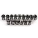 15Pcs ER25 Collet Tool Precision Spring Collet Set from 2mm to ...