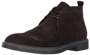 NEW DESIGNER Calvin Klein F0388 Mens Jae Suede Boot DRK BROWN SUEDE LEATHER  SZ11