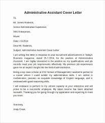 A good cover letter can make a positive impact when applying for a business administration position. Sample Administrative Cover Letter Lovely Administrative Assistant Cover Let Cover Letter For Resume Administrative Assistant Cover Letter Cover Letter Example