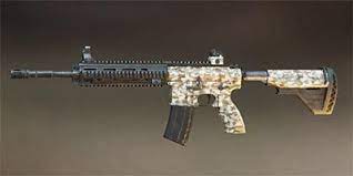 M416 Pubg Mobile Skin Desert Camo In 2021 Mobile Skin Desert Camo Setup