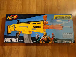 Dart blasting fortnite blaster replica: Fortnite Nerf Gun Automatic Scar Ar L Elite Blaster Rifle W 20 Darts Kid Toys For Sale Online