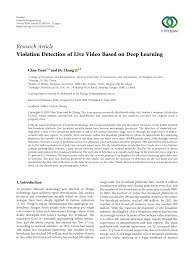 PDF) Violation Detection of Live Video Based on Deep Learning