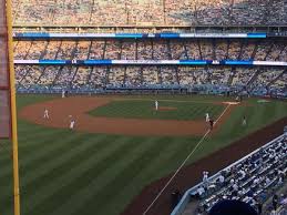 dodger stadium section 255 club home of los angeles dodgers