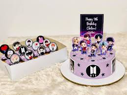 Pop stickers printable stickers diy bts bts tickets bts cake printable christmas coloring pages kpop diy bts birthdays kpop drawings. Bts Cake And Cupcakes For Stefania S Sweet Sensations Facebook