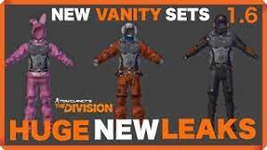 A set will generally include a hat, jacket, pants, shirt, shoes and sometimes a scarf. The Division All New Vanity Sets Leaks Gear Sets Factions Last Stand Emotes 1 6 Youtube