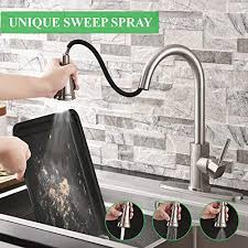 This is another outstanding kitchen sink faucet that can change the whole environment of your kitchen. Paking Kitchen Faucet Kitchen Sink Faucet Sink Faucet Brushed Nickel Kitchen Faucets With Pull Down Sprayer Stainless Steel Bar Kitchen Faucet Sweep Spray Pricepulse