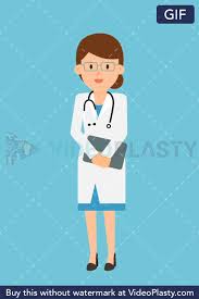 Doctor Pointing Stock Gifs Animated Gif Animation Animated Characters Doctor cartoon medical hospital clinic health medicine dentist corona man.