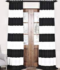 My Favorite Black And White Curtains Cuckoo4design Black White Curtains Horizontal Striped Curtains White Curtains