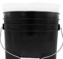 5 Gallon LDPE Plastic Natural Pail Liner for Plastic Pail Only