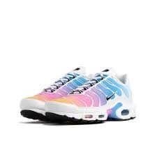 Rare Womens Nike Air Max Plus Tn White Multicolor Size 7 5 Brand New With Box Color White Black Univ Nike Air Max For Women Nike Women Nike Fashion Sneakers