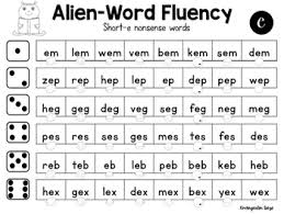 Vcv generalization two syllable nonsense words list by waki kouda word list (three syllable nonsense words… Nonsense Word Fluency By Kindergarten Daze Teachers Pay Teachers