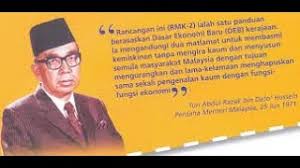 Pelbagai usaha membasmi kemiskinan telah dilaksanakan sepanjang perlaksanaan deb, antaranya;. Dasar Ekonomi Baru Deb Youtube