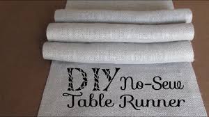 Is it a wedding at your place? Diy No Sew Burlap Table Runners Diy Wedding Home Decor Youtube
