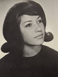 Lani Hall**'s high school graduation photo