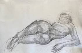 Wasn't happy with my drawings the last couple of days.like i was getting rusty lol so i spent a few minutes sketching the male body form as practice u. Woman Body Drawing By Sveta Gerassimova Saatchi Art