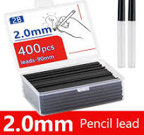 400Pcs/Box 2.0mm Mechanical Pencil Refills Erasable Resin Lead Core Student  Writing Stationary - AliExpress