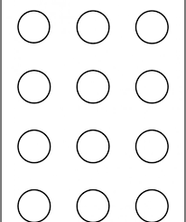 A macaron template is a piece of paper with circles on it that is used as a guide when you pipe out the batter. Pin By Willie Capo On Icing Templates Macaron Template Circle Template Macarons