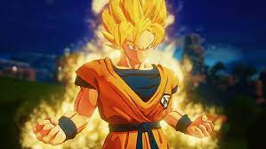 It premiered in japanese theaters on march 30, 2013. Hd Wallpaper Son Goku Super Saiyan Dragon Ball Z Kakarot Anime Game Cg Wallpaper Flare