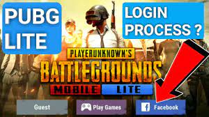 Pubg Lite Game Facebook Se Login Kaise Kare Youtube