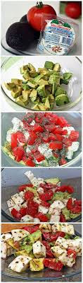 Maybe you would like to learn more about one of these? Avocado Tomato Mozzarella Salad Good Eats Salat Avocadosalat Salat Ideen