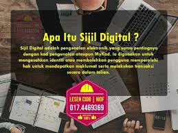 Sebelum membuat permohonan sijil digital token, sila pastikan anda telah. Apa Itu Sijil Digital Daftar Cidb Mof Murah Dan Pantas Facebook