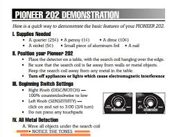 New bounty hunter pex pioneer ex 3 tone metal detector w/ 7 coil & lcd screen. Bounty Hunter Pioneer 202 Question Friendly Metal Detecting Forums