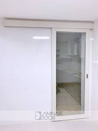 You also need to ensure that the door frame is leveled correctly. Single Panel Interior Wooden Sliding Glass Doors In Singapore