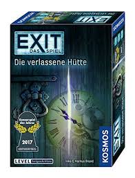 Kosmos Spiele 692681 Exit Das Spiel Die Verlassene Hutte Kennerspiel Des Jahres 2017 Kosmos Exit Kosmos Spiele Spiele