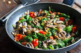 • 96% would make again. Spinach Mushroom Tomato Fry Up Paleo Gf Whole30