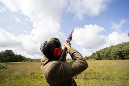 Rhik Samadder tries … clay pigeon shooting: 'I am a townie holding a little  gun, dressed as Rupert Bear' | Life and style | The Guardian