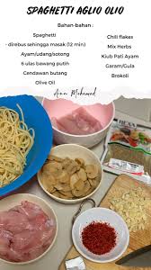 Spaghetti aglio e olio is a traditional neapolitan dish become a symbol of the italian cuisine, thanks to its simplicity and deliciousness! Resepi Spaghetti Aglio Olio Udang