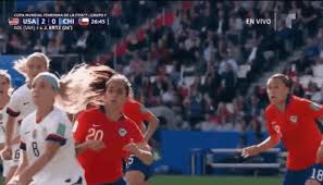 Let's take a look at it one more time. Julie Ertz 8 Uswnt Scores With A Blazing Headshot Redirecting A Corner Shot From Tierna Davidson 12 And Sending It Care Nbc Olympics Women S Soccer Uswnt