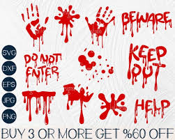 Blood Splatter SVG, Halloween SVG, Bloody Handprint Drips SVG, Serial  Killer, Horror, Png, Files for Cricut, Sublimation Designs Downloads