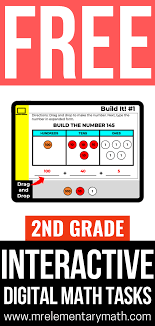 Free 2nd Grade Digital Math Tasks For Math Review Second Grade Math Learning Math Teaching Second Grade