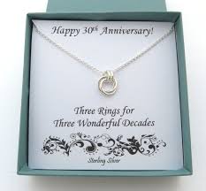 Honestly, they're so good, you. 30th Anniversary Gift Sterling Silver Necklace Marciahdesigns