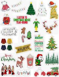 Christmas Sticker Pack Sticker By Lauren53103 Christmas Stickers Hydroflask Stickers Cute Stickers