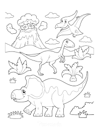 Download or print easily the design of your choice with a single click. 128 Best Dinosaur Coloring Pages Free Printables For Kids